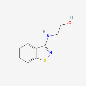 2-(Benzo[d]isothiazol-3-ylamino)ethanol chemical structure (CAS 21309-72-8)