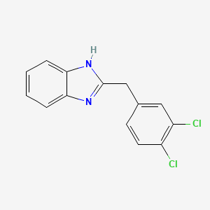 2-(3,4-Dichlorobenzyl)-1H-benzo[d]imidazole chemical structure (CAS 213133-77-8)