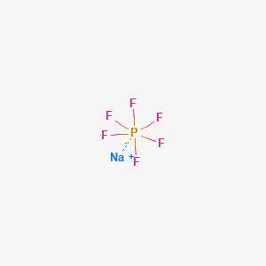 Sodium hexafluorophosphate chemical structure (CAS 21324-39-0)