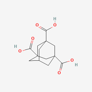 Adamantane-1,3,5-tricarboxylic acid chemical structure (CAS 213274-89-6)