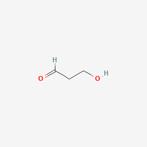 3-Hydroxypropanal chemical structure (CAS 2134-29-4)