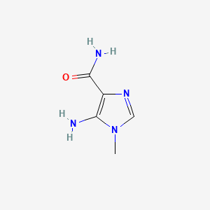 5-Amino-1-methyl-1H-imidazole-4-carboxamide chemical structure (CAS 21343-04-4)