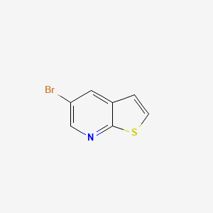 5-Bromothieno[2,3-b]pyridine chemical structure (CAS 21344-24-1)