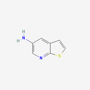Thieno[2,3-b]pyridin-5-amine chemical structure (CAS 21344-28-5)