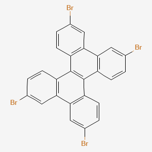 3,6,11,14-Tetrabromodibenzo[a,c]triphenylene chemical structure (CAS 2135768-85-1)