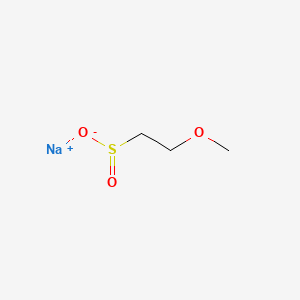 Sodium 2-methoxyethane-1-sulfinate chemical structure (CAS 213591-80-1)