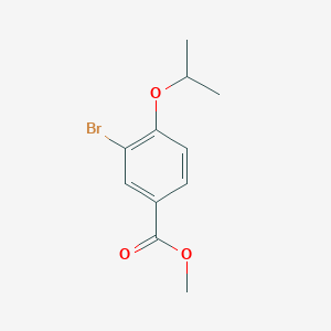 Methyl 3-bromo-4-isopropoxybenzoate chemical structure (CAS 213598-10-8)