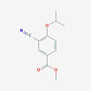 Methyl 3-cyano-4-isopropoxybenzoate chemical structure (CAS 213598-11-9)