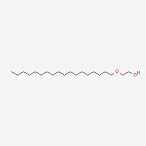 2-(Octadecyloxy)ethanol chemical structure (CAS 2136-72-3)