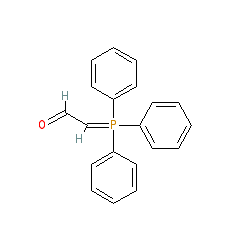 2-(Triphenylphosphoranylidene)acetaldehyde chemical structure (CAS 2136-75-6)