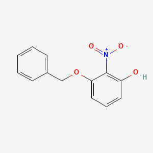 3-(Benzyloxy)-2-nitrophenol chemical structure (CAS 213685-59-7)