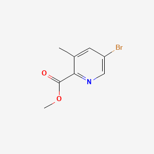 Methyl 5-bromo-3-methylpicolinate chemical structure (CAS 213771-32-5)