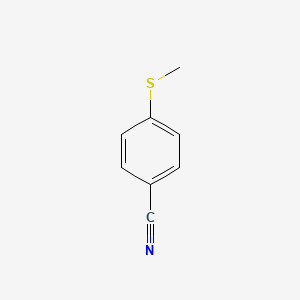 4-(Methylthio)benzonitrile chemical structure (CAS 21382-98-9)