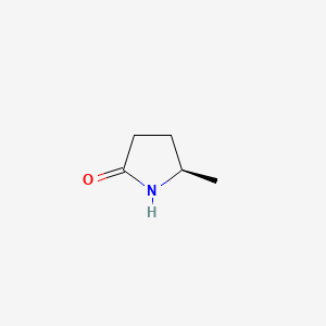 (R)-5-Methylpyrrolidin-2-one chemical structure (CAS 21395-93-7)