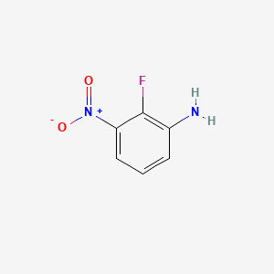 2-Fluoro-3-nitrobenzenamine chemical structure (CAS 21397-11-5)