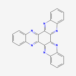 Diquinoxalino[2,3-a:2',3'-c]phenazine chemical structure (CAS 214-83-5)