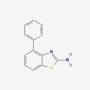 4-PHenyl-1,3-benzothiazol-2-amine chemical structure (CAS 21418-32-6)