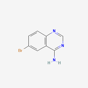 6-Bromoquinazolin-4-amine chemical structure (CAS 21419-48-7)