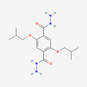 2,5-Diisobutoxyterephthalohydrazide chemical structure (CAS 2141975-31-5)