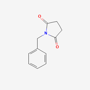 1-Benzylpyrrolidine-2,5-dione chemical structure (CAS 2142-06-5)