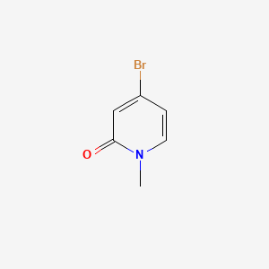 4-Bromo-1-methylpyridin-2(1H)-one chemical structure (CAS 214342-63-9)