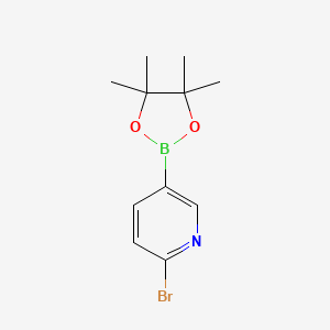 2-Bromo-5-(4,4,5,5-tetramethyl-1,3,2-dioxaborolan-2-yl)pyridine chemical structure (CAS 214360-62-0)