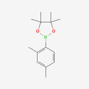 2-(2,4-Dimethylphenyl)-4,4,5,5-tetramethyl-1,3,2-dioxaborolane chemical structure (CAS 214360-64-2)