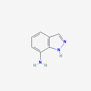 7-Amino-1H-indazole chemical structure (CAS 21443-96-9)