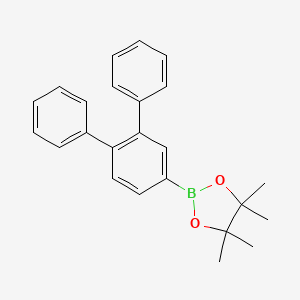 2-([1,1':2',1''-Terphenyl]-4'-yl)-4,4,5,5-tetramethyl-1,3,2-dioxaborolane chemical structure (CAS 2144472-52-4)