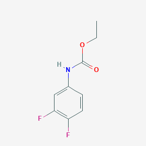 Ethyl (3,4-difluorophenyl)carbamate chemical structure (CAS 2145-85-9)