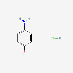 4-Fluoroaniline hydrochloride chemical structure (CAS 2146-07-8)