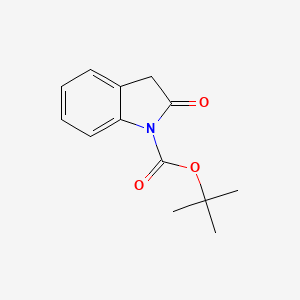 tert-Butyl 2-oxoindoline-1-carboxylate chemical structure (CAS 214610-10-3)