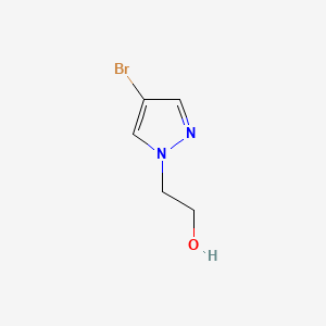 4-Bromo-1-(2-hydroxyethyl)pyrazole chemical structure (CAS 214614-81-0)