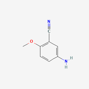 5-Amino-2-methoxybenzonitrile chemical structure (CAS 214623-57-1)