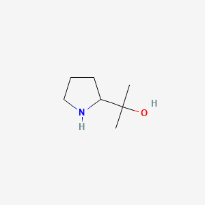 2-(Pyrrolidin-2-yl)propan-2-ol chemical structure (CAS 214626-52-5)