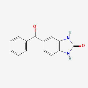 5-Benzoyl-1,3-dihydro-2H-benzo[d]imidazol-2-one chemical structure (CAS 21472-33-3)