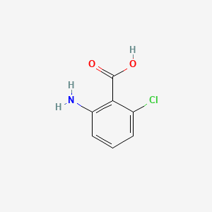 2-Amino-6-chlorobenzoic acid chemical structure (CAS 2148-56-3)