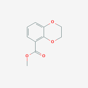 Methyl 2,3-dihydrobenzo[b][1,4]dioxine-5-carboxylate chemical structure (CAS 214894-91-4)