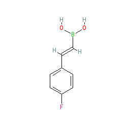 (4-Fluorostyryl)boronic acid chemical structure (CAS 214907-24-1)