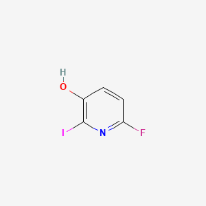 6-Fluoro-2-iodopyridin-3-ol chemical structure (CAS 214911-10-1)