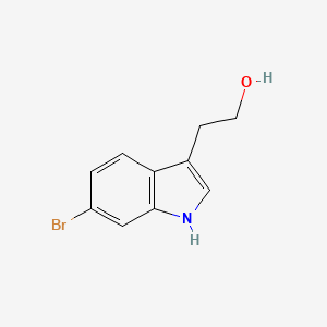 2-(6-Bromo-1H-indol-3-yl)ethanol chemical structure (CAS 214915-72-7)
