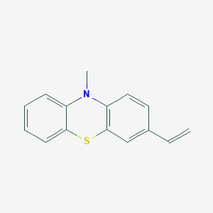 10-Methyl-3-vinyl-10H-phenothiazine chemical structure (CAS 21520-21-8)