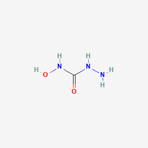 N-Hydroxyhydrazinecarboxamide chemical structure (CAS 21520-79-6)