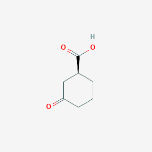(S)-3-Oxocyclohexane-1-carboxylic acid chemical structure (CAS 21531-46-4)