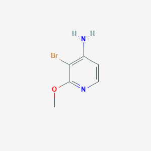 3-Bromo-2-methoxypyridin-4-amine chemical structure (CAS 215364-86-6)