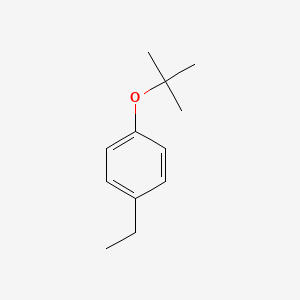1-(tert-Butoxy)-4-ethylbenzene chemical structure (CAS 215394-81-3)