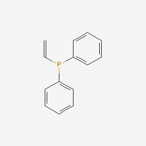 Diphenyl(vinyl)phosphine chemical structure (CAS 2155-96-6)
