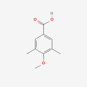 3,5-Dimethyl-4-methoxybenzoic acid chemical structure (CAS 21553-46-8)