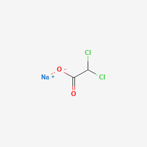 Sodium 2,2-dichloroacetate chemical structure (CAS 2156-56-1)