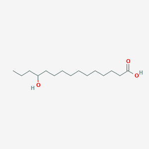 12-Hydroxypentadecanoic acid chemical structure (CAS 215667-82-6)